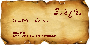 Stoffel Éva névjegykártya